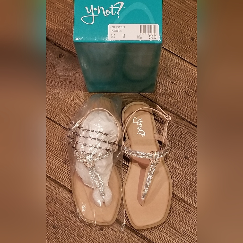 Y Not New Sandles size 7.5